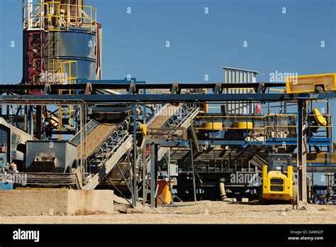 A Close Up Of A Diamond Mining Plant Near Barkly West South Africa