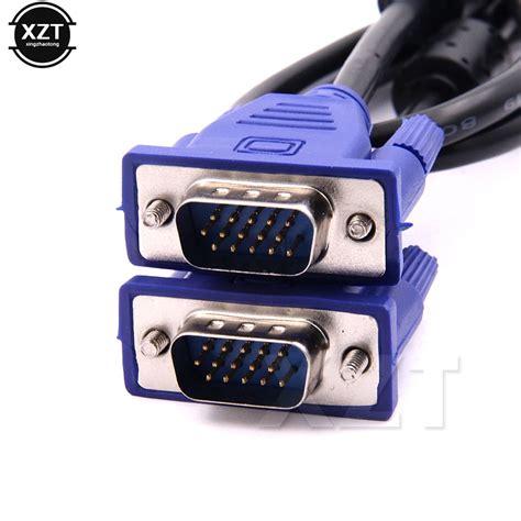 High Quality 13m Computer Monitor Vga To Vga Cable With Hdb15 Male To