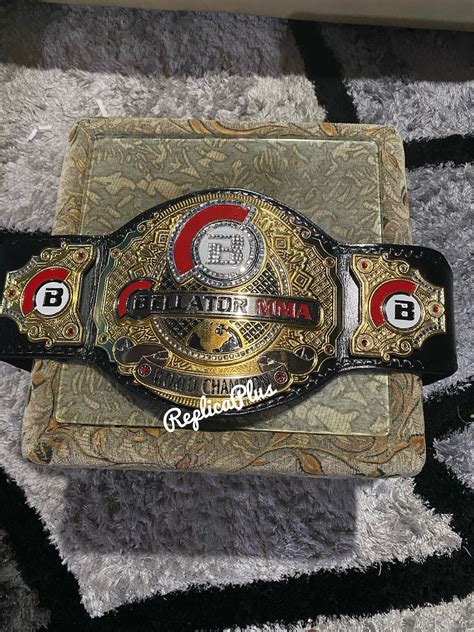Bellator Mma Championship Replica Belt Mm Zinc Etsy