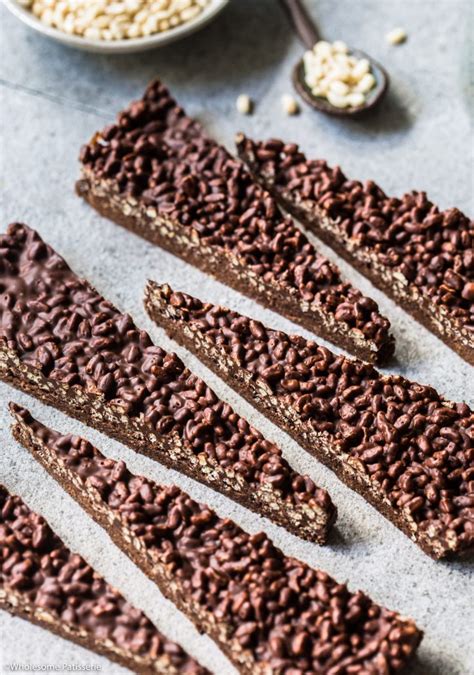 Chocolate Crackle Bark Slice Wholesome Patisserie
