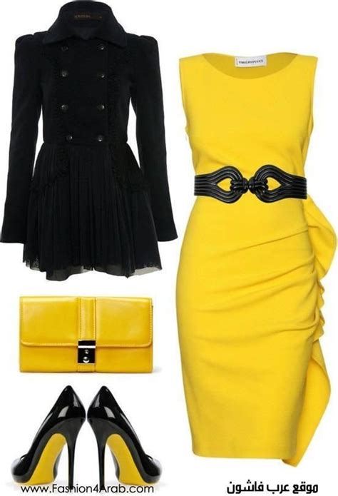 If you run a business to sell clothes, these. Yellow and black outfit | Наряды, Модные стили, Верхняя ...