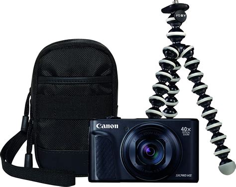 Canon Powershot Sx740 Hs Starter Vlogger Kit Black Pocket Sized