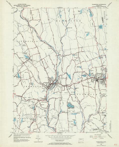 Thomaston Quadrangle 1956 Usgs Topographic Map 124000 Flickr