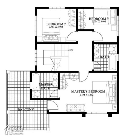 House Design Plan 13x12m With 5 Bedrooms House Plan Map Dc7