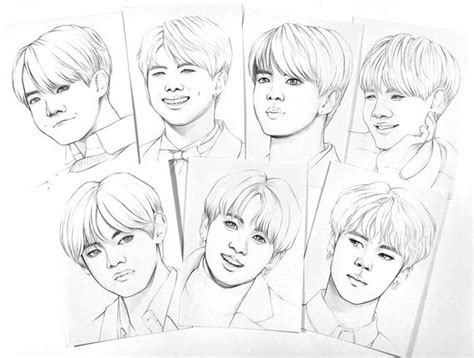 Kimnamjoon Namjoon Rm Bts Desenhos Coreanos Download 564 714 Bts Coloring Pages 37arts Net