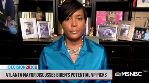 mayor keisha lance bottoms more concerned about biden winning than vp speculation