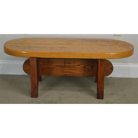 Buy wooden oval coffee tables and get the best deals at the lowest prices on ebay! Studio Crafted Solid Oak Oval Coffee Table | Chairish