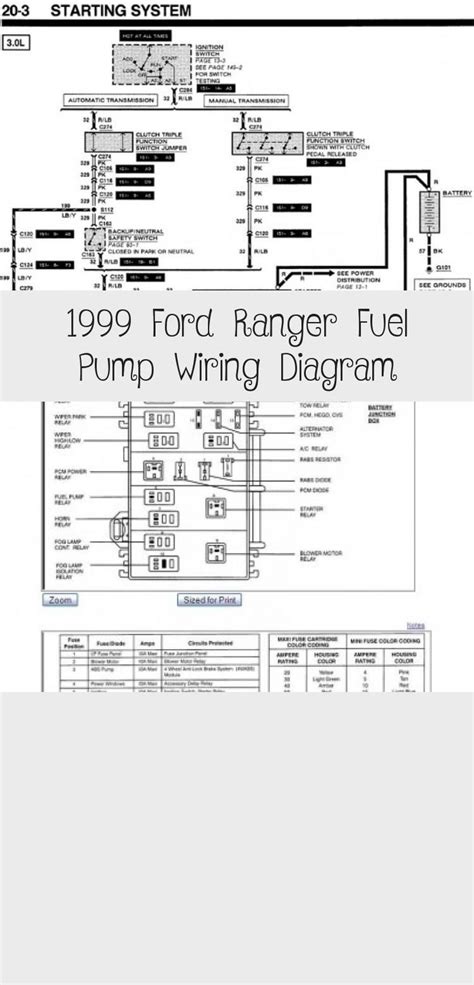 Ford Ranger Fuel Pump Wiring Diagram Cars In Ford Ranger