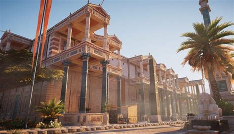 Ubisoft Assassins Creed Origins Art Blast Library Of Alexandria