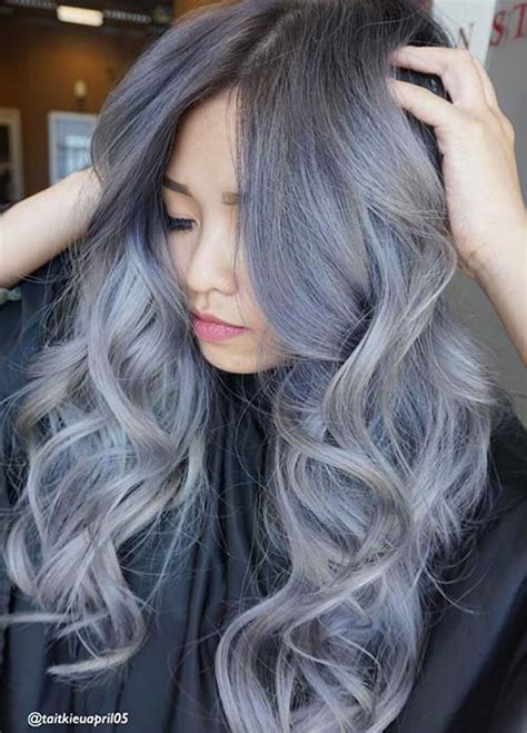 Gray Hair Color Ideas 2019 2020 Shortlong Hair Tutorial
