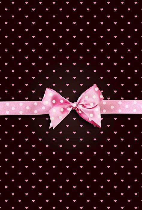 Pink Bow Wallpaper Cute Black Wallpaper Bow Wallpaper Cellphone
