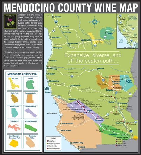 28 Map Of Mendocino County Maps Database Source