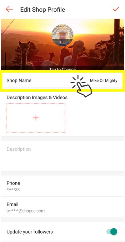 If you need to change it again. My Account How do I change my username and shop name?