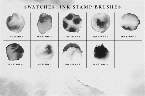 Artstation Photoshop Ink Brushes Brushes