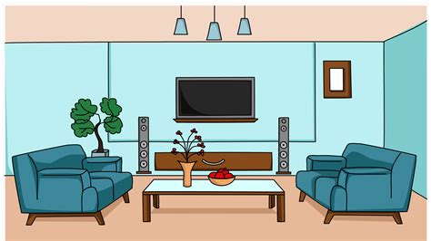 Living Room Cartoon Images Cartoon Living Room High Res Stock Images
