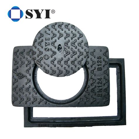 Road Drainage Lockable Ductile Iron Casting Round And Square Manhole Cover With Frame Price