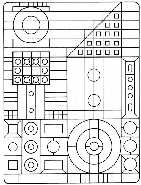 Free Printable Geometric Coloring Pages For Kids