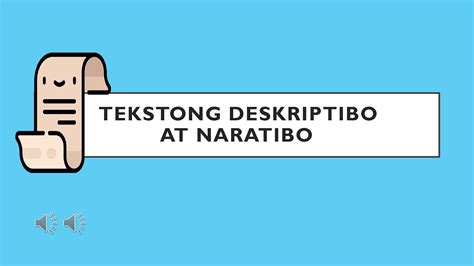 Solution Tekstong Deskriptibo At Naratibo Studypool