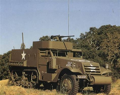 Military Picture Us Ww2 Half Track Armored Vehicle