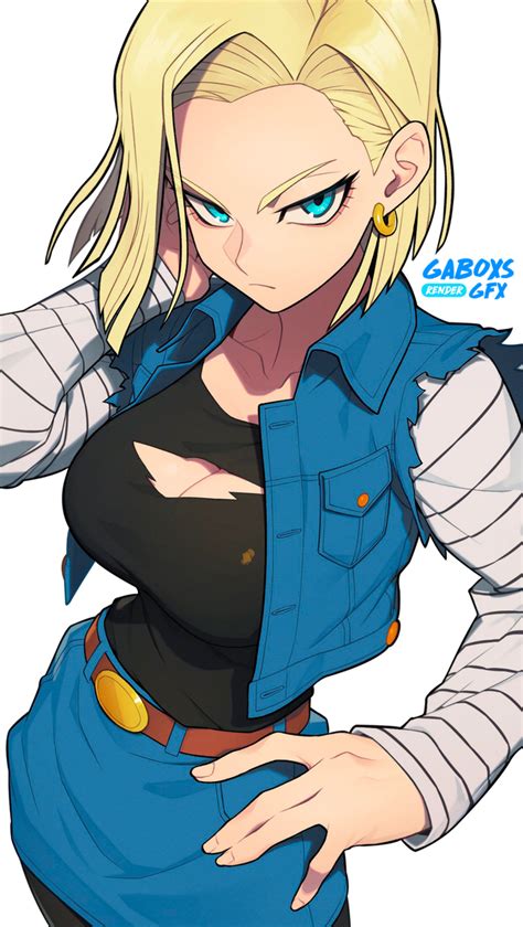 Render Dragon Ball Android 18 2 By Gaboxs Gfx On Deviantart