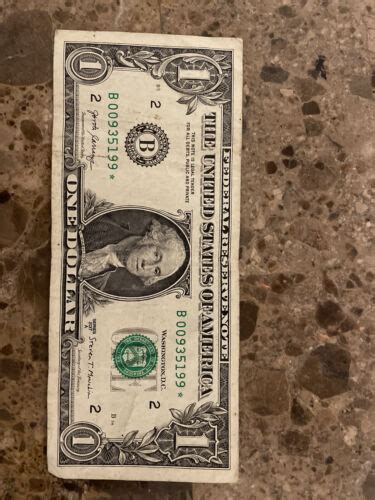 1 Dollar Bill Star Note 2017 Ebay