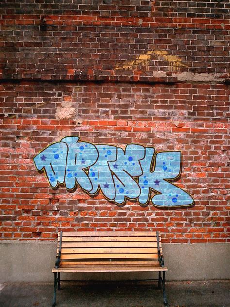 Graffiti Brick Background