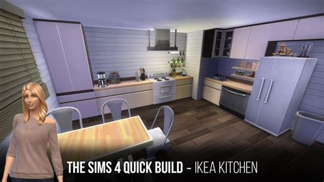 The Sims 4 Quick Build Ikea Kitchen Youtube