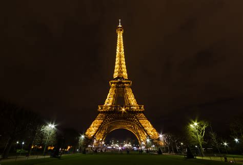 Eiffelturm Bei Nacht V2 Foto And Bild Europe France Paris Bilder