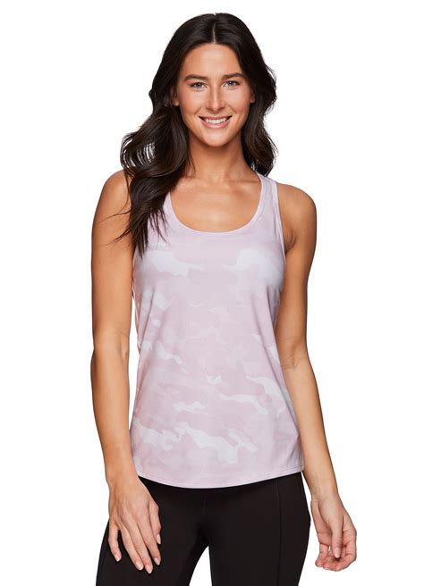 Rbx Active Womens Racerback Super Soft Camo Tank Top