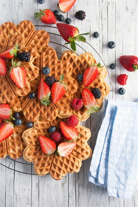 Dinkel- Quark - Waffeln