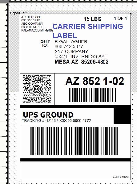 Ups waybills, tracking labels, forms, pouches, and other shipping documentation can be ordered by calling the ups customer service center. Elegant Shipping Label Template Free in 2020 | Label ...