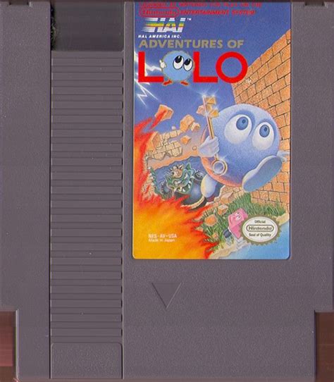 Adventures Of Lolo 1989 Nes Box Cover Art Mobygames