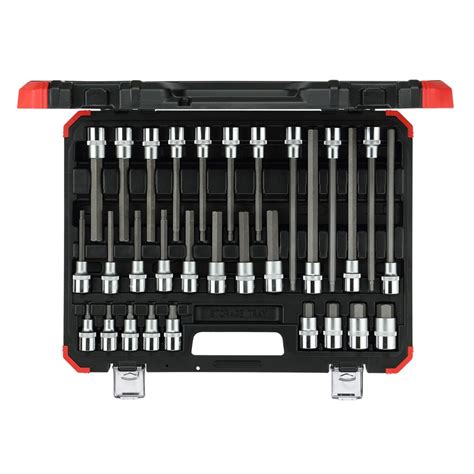 Gedore RED 3301573 1 2in Drive Hex Bit Socket Set 30 Piece From Lawson HIS