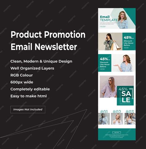 Premium Vector Email Marketing Newsletter Template For Fashion