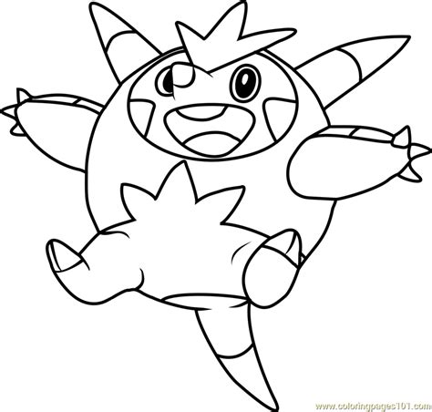 Quilladin Pokemon Coloring Page - Free Pokémon Coloring Pages