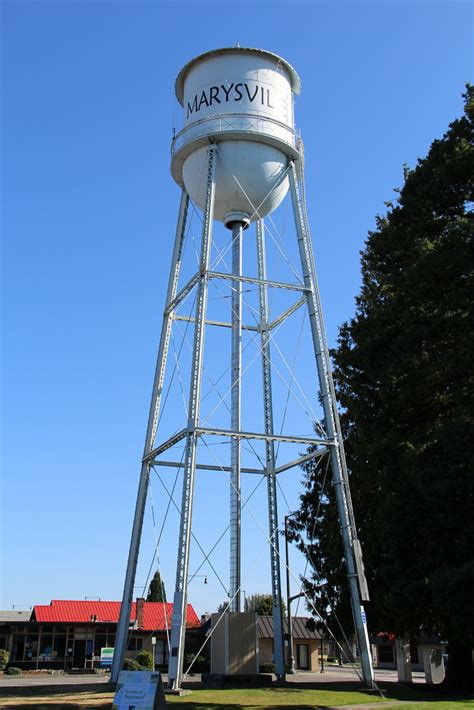 Marysville Water Tower Marysville Washington Historic 1 Flickr