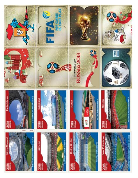 stickers album panini fifa world cup russia 2018 international edition 682 stickers 9