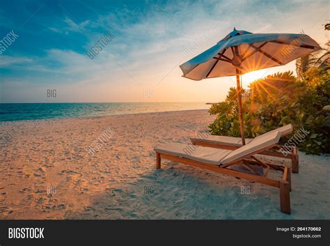 Perfect Beach Scene Image And Photo Free Trial Bigstock