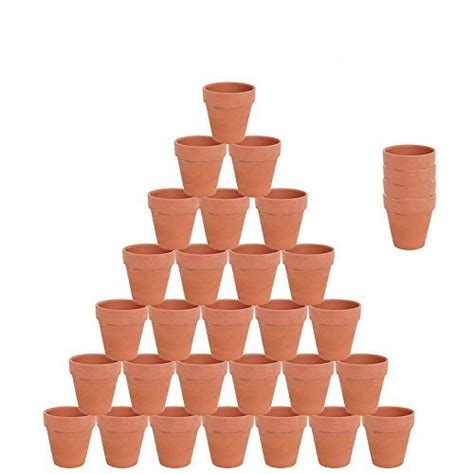 Buy 32pcs Small Ceramic Pots 216 Inches Small Clay Pots Cactus Pots