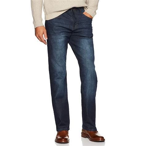 Izod Relaxed Fit Comfort Stretch Jeans For Men
