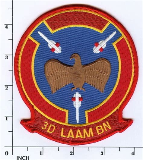 Usmc 3d Laam Bn Patch Marines 3rd Light Anti Aircraft Missile