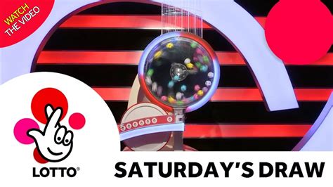 Lotto Results Saturdays Winning National Lottery Numbers For £9