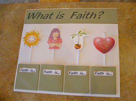 Primary Singing Ideas Faith Poster