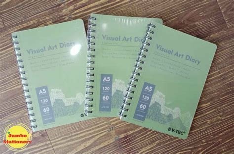 Jual V Tec Visual Art Diary 60 Sheet A5 Sketch Book 120gsm Di Seller