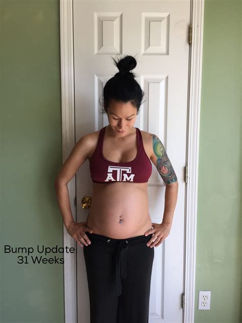 Pregnancy Weeks Bump Update Diary Of A Fit Mommy