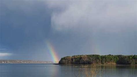 Photos Double Rainbow Over Southern Maine