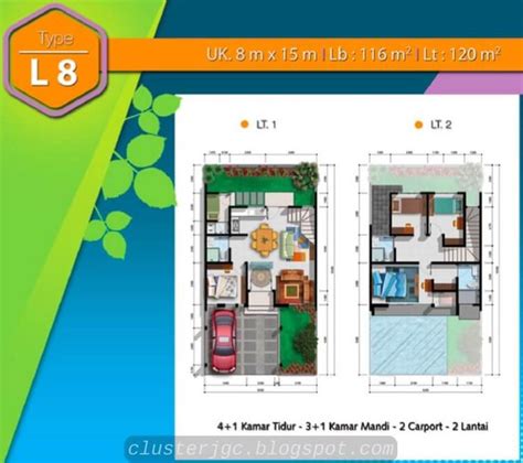 We did not find results for: Denah rumah cluster Yarra Jakarta Garden City Tipe L8 # ...