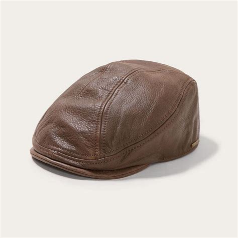 Oily Timber Leather Ivy Cap Stetson