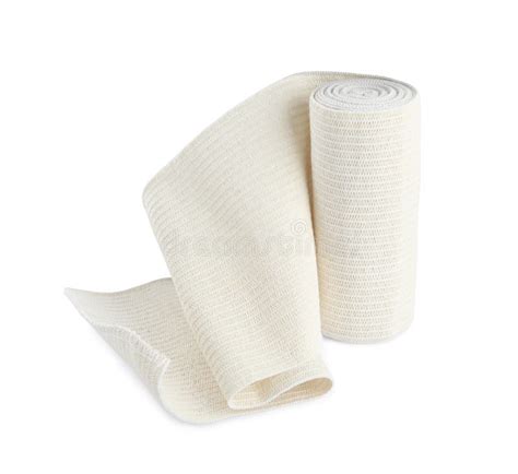 Medical Bandage Rolls Sticking Plaster And Scissors On White Stock Image Image Of Cloth