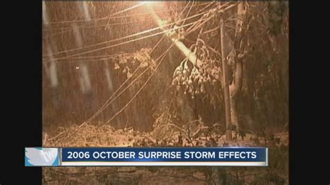October Surprise Storm And Trees Youtube